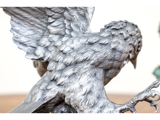 A.J Obara Jr. And Paul Brunelle Bald Eagle Sculptures