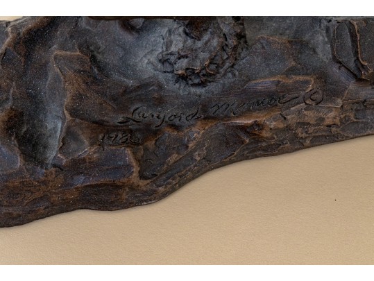 Set Of Four Landford Monroe For Franklin Mint Bronze Sculptures