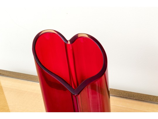 Fabulous Duo Of Rosenthal And Movado Crystal Vases