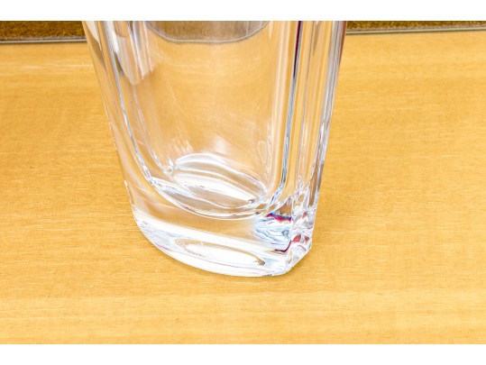 Fabulous Duo Of Rosenthal And Movado Crystal Vases