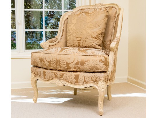 Stickley Louis XV Style Upholstered Bergere