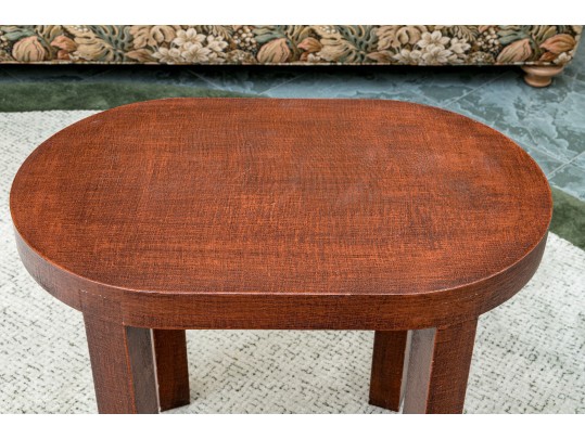 Pair Of Handsome Lacquered Side Tables