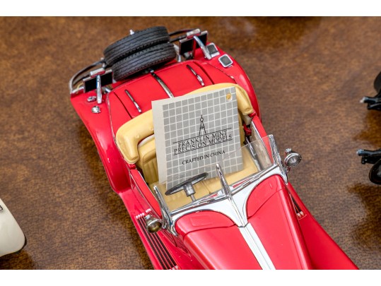 Collection Of Vintage Die-Cast Toy Cars, Mostly Franklin Mint