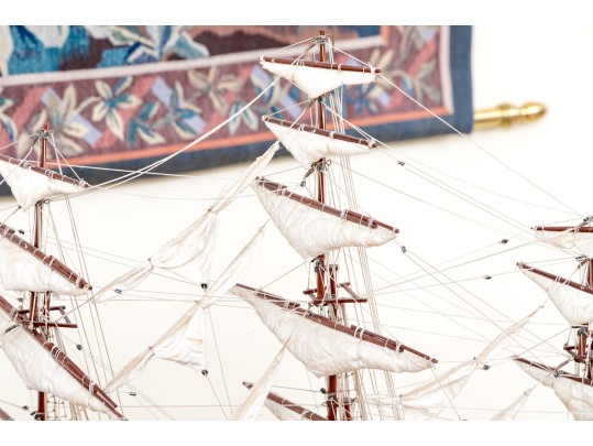 Two Well Crafted Wooden Model Ships, “Constitution, 1797” And “Cutty Sark England 1869”