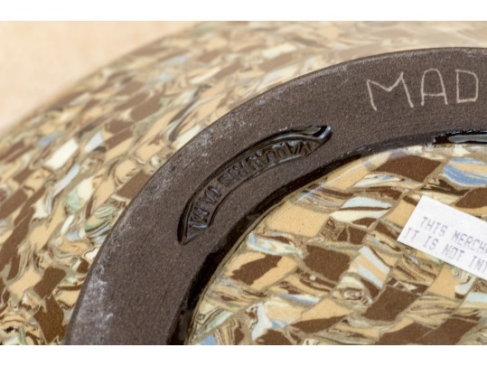 French Micro-Mosaic Ceramic Bowl Attributed To Jean Gerbino (Italian-French, 1876-1966) 