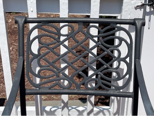 Elegant Neoclassical Style Outdoor Dining Set