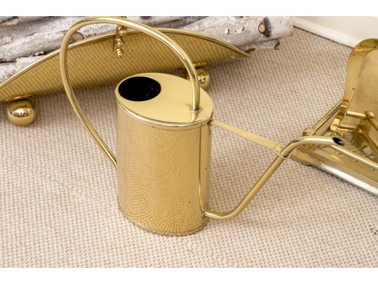 Timeless Brass Fireplace Set