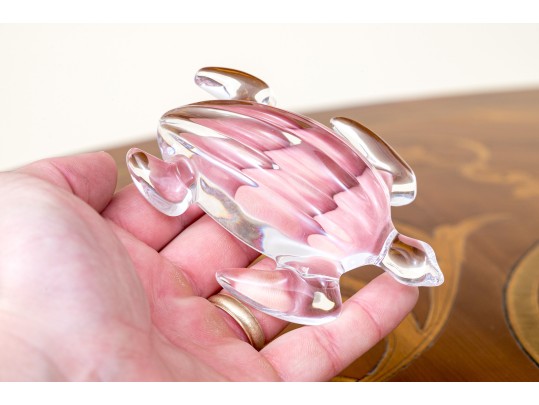 Collection Of Marine Animal Crystal Figures Including Sevres