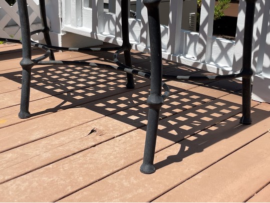 Pair Of Cast Aluminum Outdoor Settees