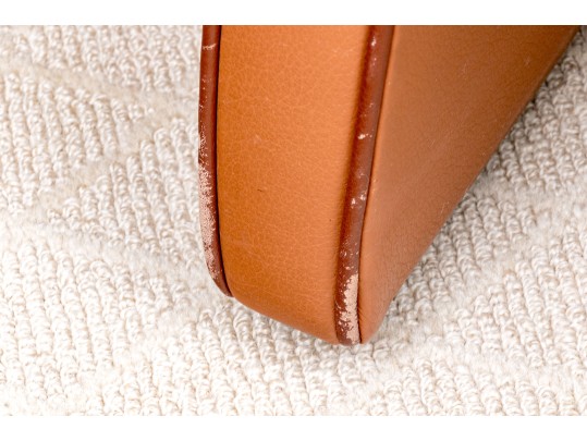 De Sede Swiss Leather Reclining Armchair With Ottoman