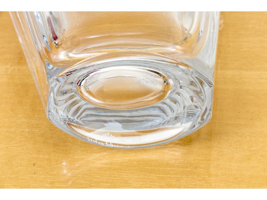 Fabulous Duo Of Rosenthal And Movado Crystal Vases