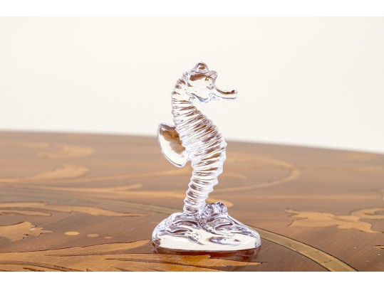 Collection Of Marine Animal Crystal Figures Including Sevres