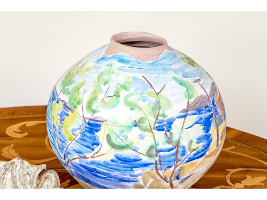 Duo Of Wonderful Studio Pottery Vessels