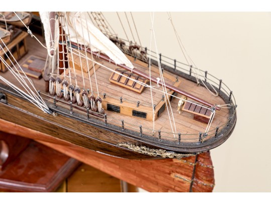 Two Well Crafted Wooden Model Ships, “Constitution, 1797” And “Cutty Sark England 1869”