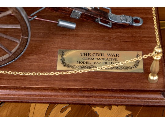 Collection Of Civil War Themed Decor Including Danbury Mint