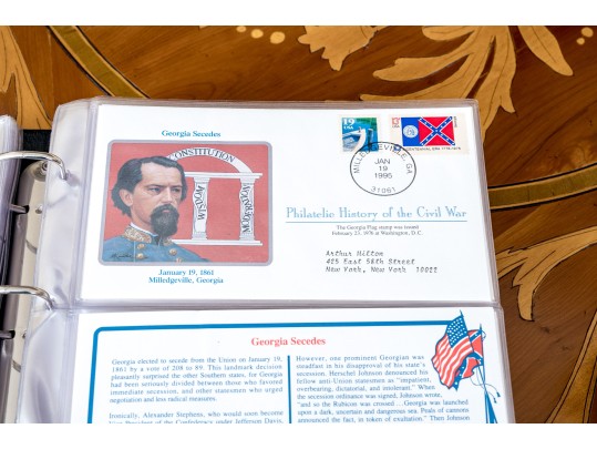 Collection Of Civil War Themed Decor Including Danbury Mint