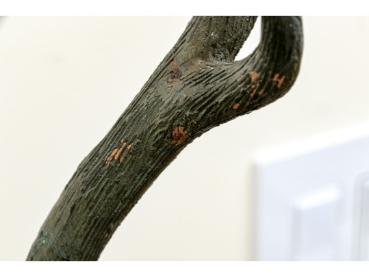 Asian Brass Recumbent Deer Sculpture 