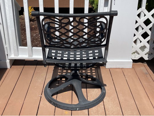 Elegant Neoclassical Style Outdoor Dining Set