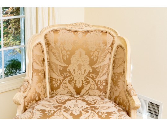 Stickley Louis XV Style Upholstered Bergere