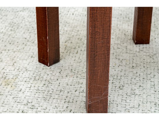 Pair Of Handsome Lacquered Side Tables