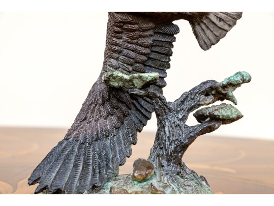 A.J Obara Jr. And Paul Brunelle Bald Eagle Sculptures