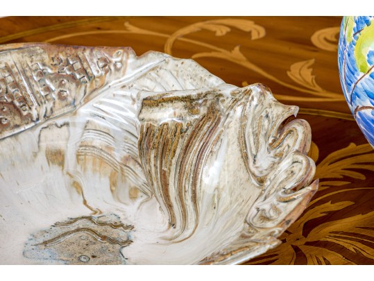 Duo Of Wonderful Studio Pottery Vessels