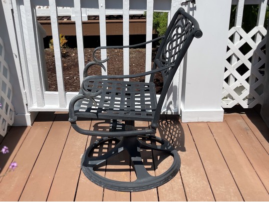 Elegant Neoclassical Style Outdoor Dining Set