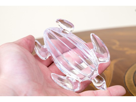 Collection Of Marine Animal Crystal Figures Including Sevres