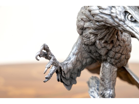 A.J Obara Jr. And Paul Brunelle Bald Eagle Sculptures