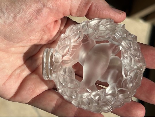 Three Pieces Of French Lalique Crystal