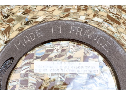 French Micro-Mosaic Ceramic Bowl Attributed To Jean Gerbino (Italian-French, 1876-1966) 