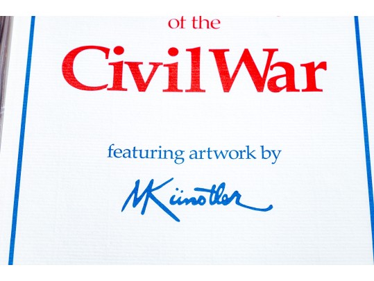 Collection Of Civil War Themed Decor Including Danbury Mint