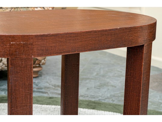 Pair Of Handsome Lacquered Side Tables