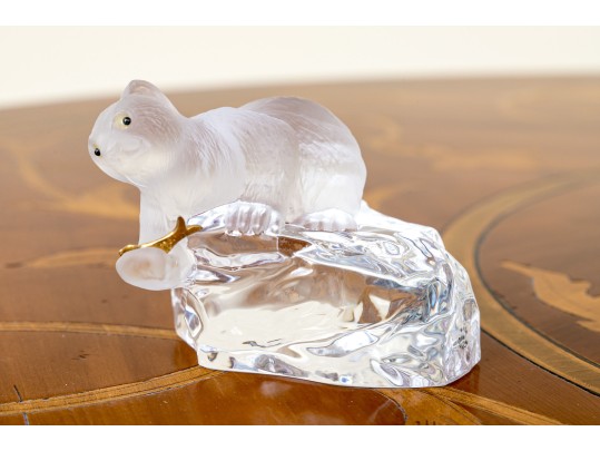 Collection Of Crystal Paperweights Including Faberge, Sevres, Steuben, And Waterford