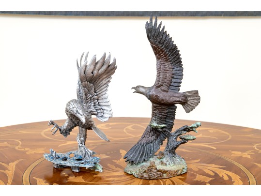 A.J Obara Jr. And Paul Brunelle Bald Eagle Sculptures
