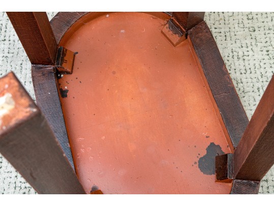 Pair Of Handsome Lacquered Side Tables