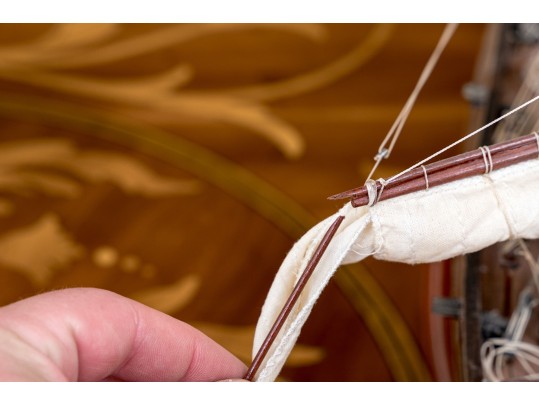 Two Well Crafted Wooden Model Ships, “Constitution, 1797” And “Cutty Sark England 1869”