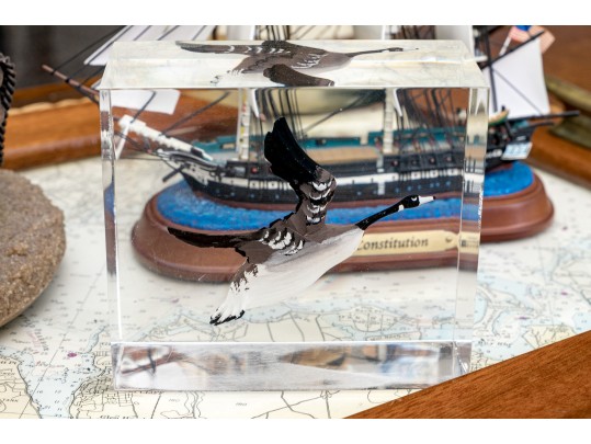 Assorted Nautical Themed Decor Including Danbury Mint