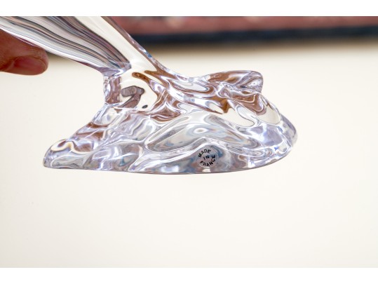 Collection Of Marine Animal Crystal Figures Including Sevres