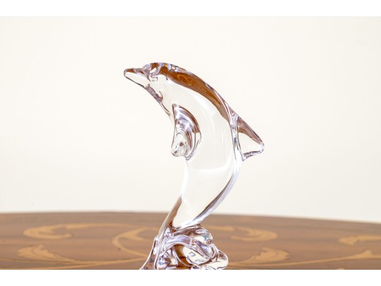 Collection Of Marine Animal Crystal Figures Including Sevres