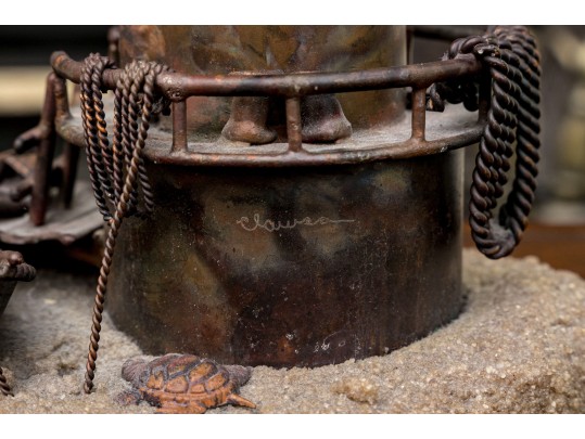 Assorted Nautical Themed Decor Including Danbury Mint