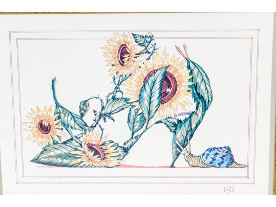 Dennis Kyte (American, B. 1948) Botanical Footwear Prints