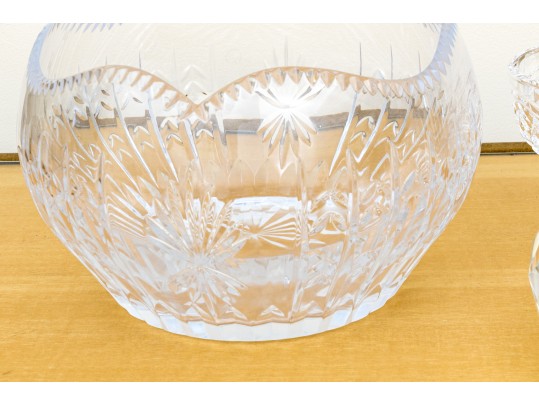 Trio Of Crystal Vessels Incl. House Of Igor Carl Faberge, Waterford, Ralph Lauren