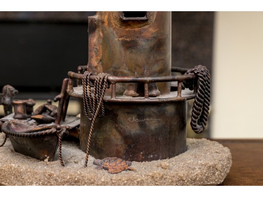 Assorted Nautical Themed Decor Including Danbury Mint