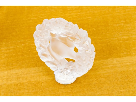 Three Pieces Of French Lalique Crystal