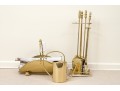 Timeless Brass Fireplace Set