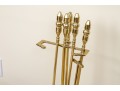 Timeless Brass Fireplace Set