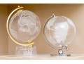 Duo Of Elegant Glass And Crystal Globes