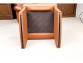 De Sede Swiss Leather Reclining Armchair With Ottoman