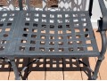 Pair Of Cast Aluminum Outdoor Settees